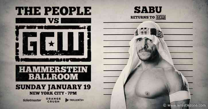 Sabu Announced For The People vs. GCW At The Hammerstein Ballroom