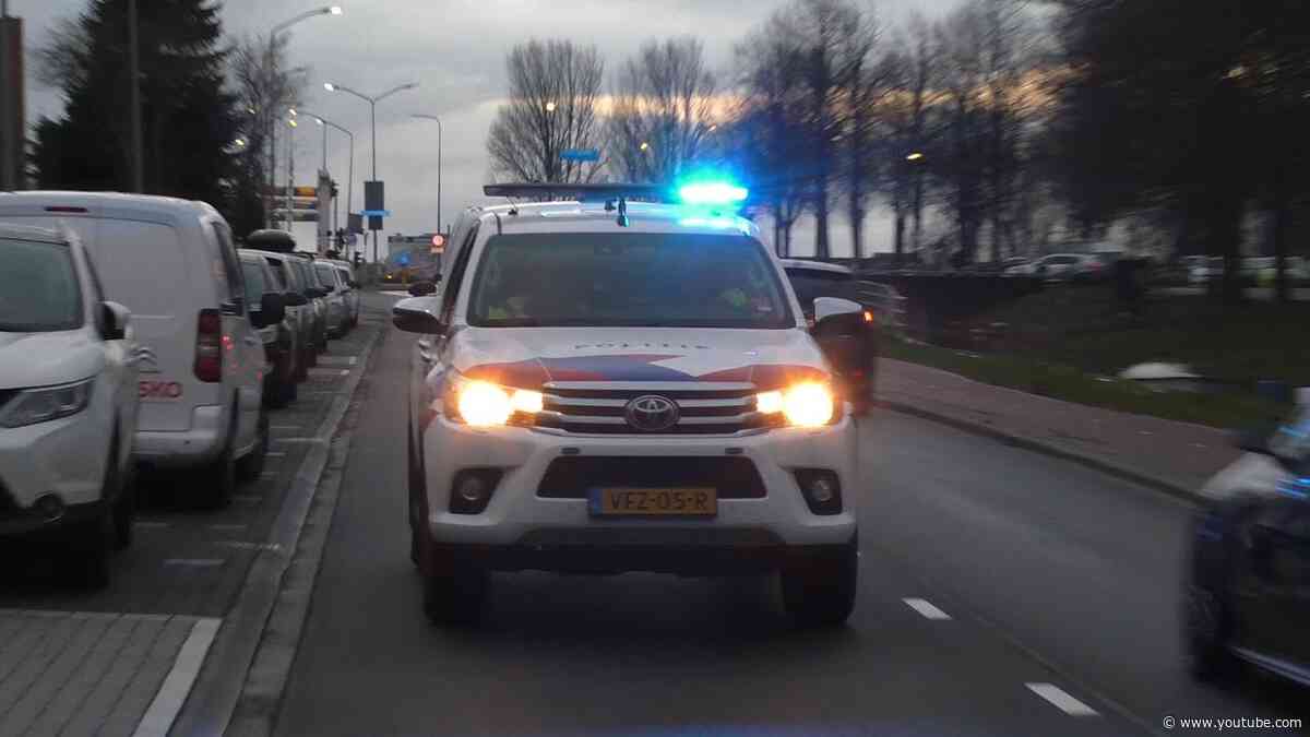 Hulpdiensten met Spoed naar neergestort sportvliegtuig op Marken + Ambulance 11-128 naar een melding