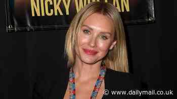 Neighbours star Nicky Whelan steps out at The Hollywood Show in Los Angeles amid the city's fires