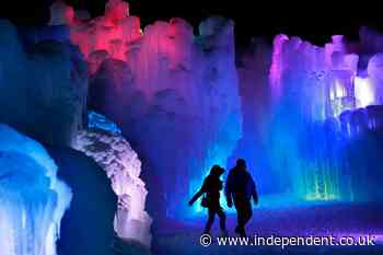 A cool sight! Ice Castles delight dazzles residents across the US