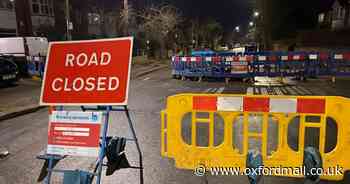 Late-running Thames Water works continue to block street