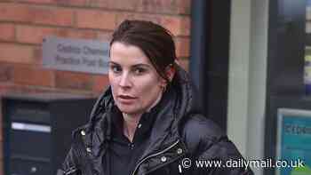 Coleen Rooney bundles up in a black puffer coat and snow boots as she leaves Pilates class - after revealing how Wagatha Christie battle put a 'strain' on her marriage to Wayne