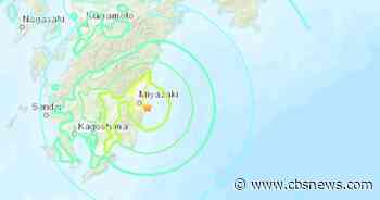 Strong earthquake hits southwestern Japan, triggering tsunami warnings