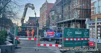 Latest stage in Network Rail work in Botley Road