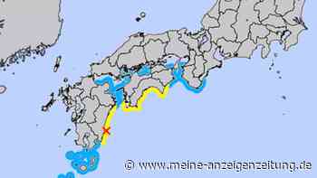 Starkes Erdbeben in Japan: Behörden geben Tsunami-Warnung raus