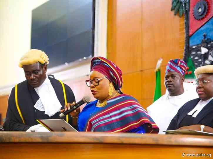 BREAKING: Lagos Assembly swears in first female Speaker, Mojisola Meranda