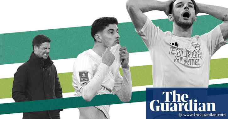 The familiar failings putting Arsenal’s trophy hopes in real danger | Jonathan Wilson