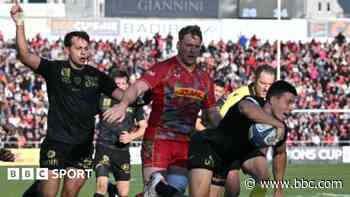 Harlequins hopes in balance after poor first half