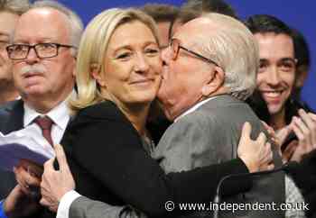 Marine Le Pen will ‘never forgive herself’ for expelling father from far-right party he founded