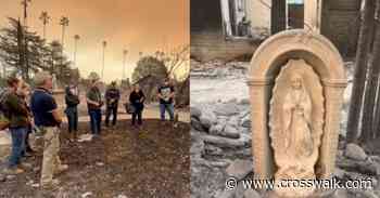 Los Angeles Couple Finds Hope as Virgin Mary Statue Miraculously Survives Wildfire