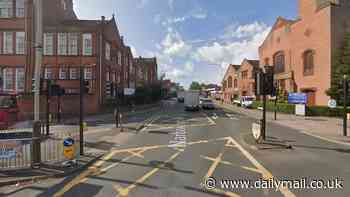 Two young children and a woman rushed to hospital after 'police car in pursuit of a BMW ploughed into trio' in Leicester