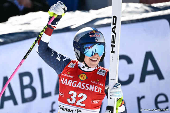 Lindsey Vonn Claims 6th and 4th as Impressive Comeback Continues