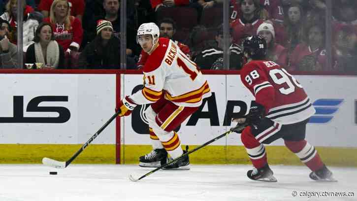 Jakob Pelletier scores twice as Calgary Flames cruise to 5-2 win over Chicago Blackhawks