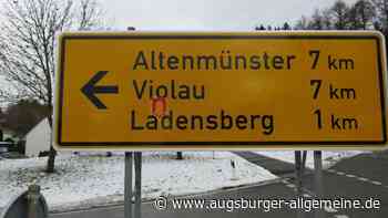 Falsch geschriebenes Schild: Bald heißt Ladensberg wieder Landensberg