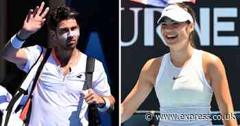 Tennis civil war at Australian Open as Emma Raducanu survives a shocker