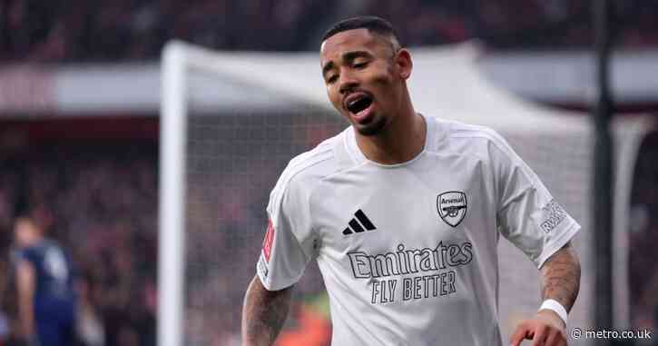 Arsenal transfer plan revealed following Gabriel Jesus injury setback