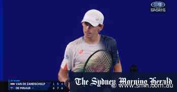 De Minaur delivers monster serve to seal match