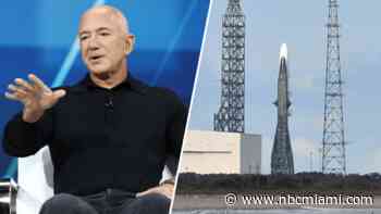 Jeff Bezos' space company calls off debut launch of massive new rocket in final minutes of countdown