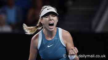 Australian Open - Day Three: Alex de Minaur's fiancée Katie Boulter is put on the spot with awkward post-match question at the Australian Open - as local star is bows out in the first round