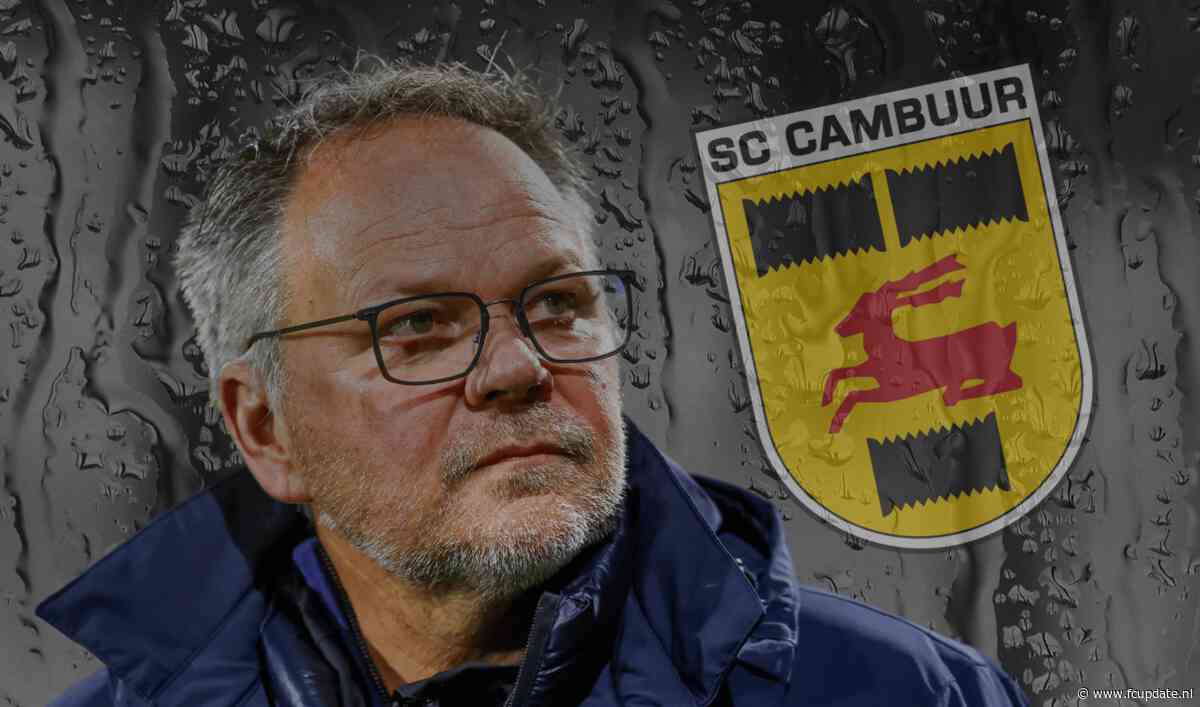 Henk de Jong staat voor vertrek bij SC Cambuur