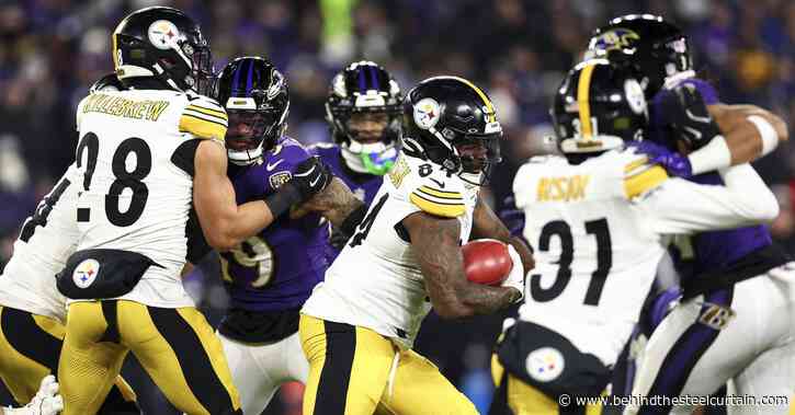 Steelers snap counts: Cordarrelle Patterson shut out of offensive game plan vs. Ravens