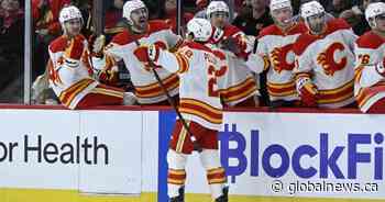 Pelletier scores twice as Flames beat Blackhawks 5-2