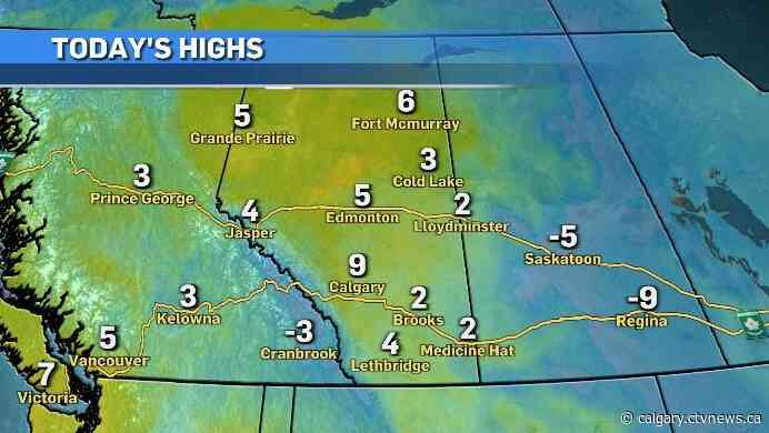 Temperatures to remain above freezing for most of the next 3 days