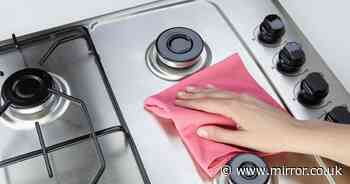 Woman's 'life-changing' cling film hack that removes stains from stove tops