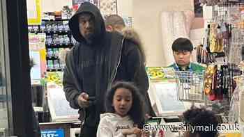 Kanye West FINALLY reunites with children as he takes Saint, Chicago, and Psalm to 7-Eleven in Japan