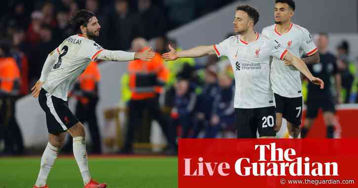 Nottingham Forest 1-1 Liverpool: Premier League – live reaction