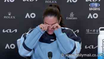 See the moment Aussie star breaks down in uncontrollable tears after a last-minute bombshell ruined her Australian Open