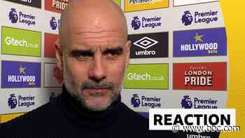 Guardiola blames poor finishing for draw at Brentford