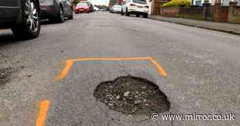 Climate change is driving Britain's pothole crisis as figures reach a five year high