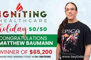 Northern Ontarian wins hospital 50/50 grand prize...again