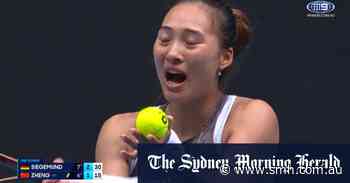 Zheng fires up over violation