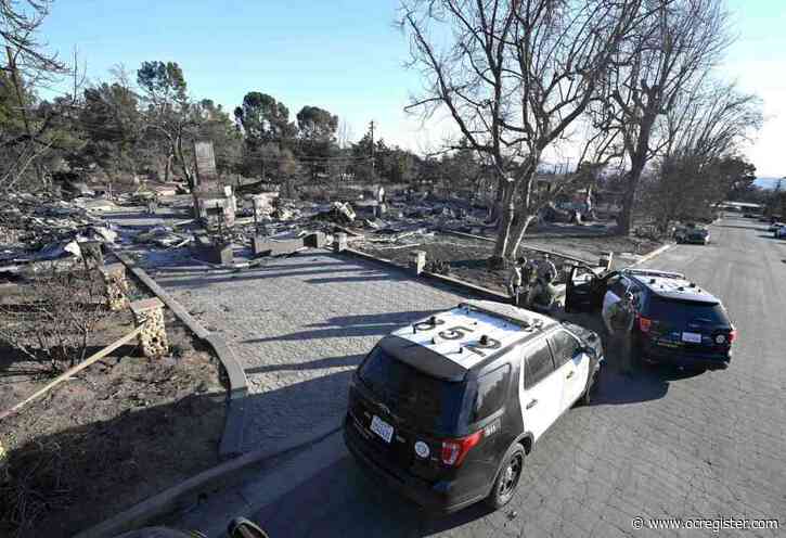 Amid law enforcement patrols in wildfire areas, LA and OC district attorneys want state prison sentences for looters