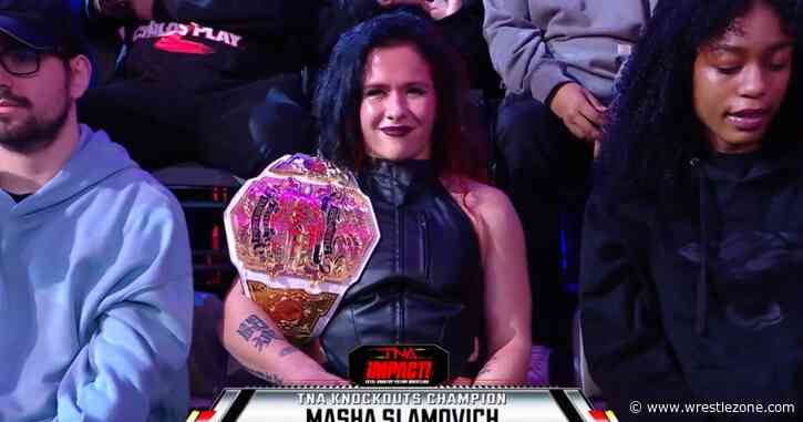 TNA Knockouts Champion Masha Slamovich Appears In The Crowd On WWE NXT