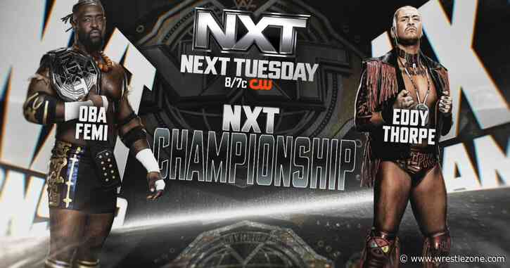 Two Title Matches Set For 1/21 WWE NXT