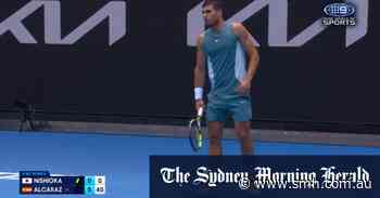 Australian Open Highlights: Yoshihito Nishioka v Carlos Alcaraz