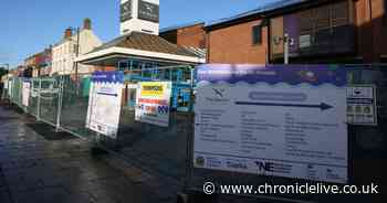 Beacon Centre clock taken down as part of North Shields street renovations