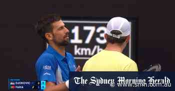 Djokovic blows up at sudden light change