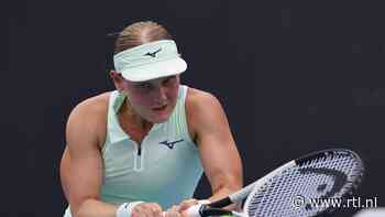 Tennisster Suzan Lamens strandt in tweede ronde Australian Open