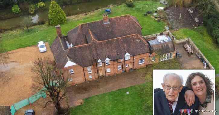 Captain Tom’s family slash price of £2,250,000 mansion and take him off listing