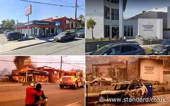 LA wildfires: Shocking before and after pictures show devastation as homes reduced to ashes