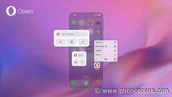 iPhones get customizable widgets and easy access to Opera's AI assistant