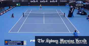 Australian Open Highlights: Roberto Carballes Baena v James Duckworth