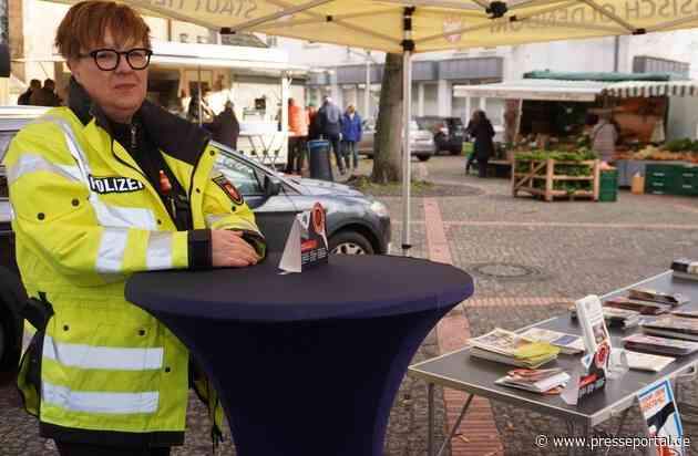 POL-HM: Präventionstipps der Polizei auf dem Hessisch Oldendorfer Wochenmarkt