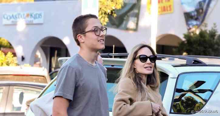 Angelina Jolie’s son Knox, 16, towers over her in rare sighting of teen