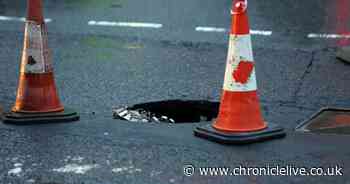 Five year high in pothole reports across UK as climate change blamed for hike