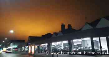 Mystery solved following yellow hue in Bournemouth night sky